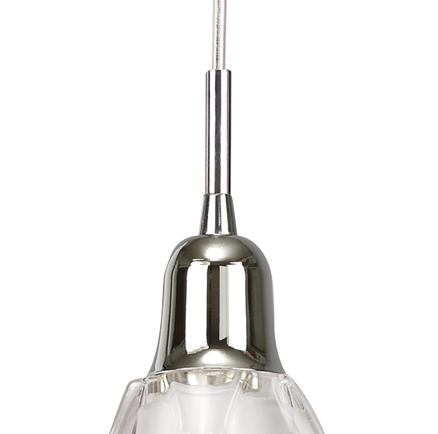 Amel Pendant 1 Light L1/SGU10, Polished Chrome, CFL Lamps INCLUDED by Mantra