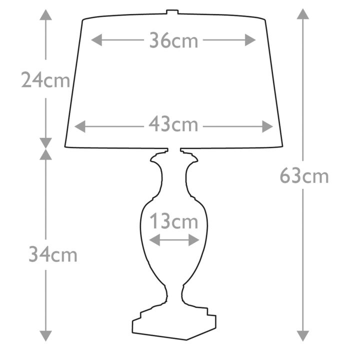 Antonia 1 Light Table Lamp