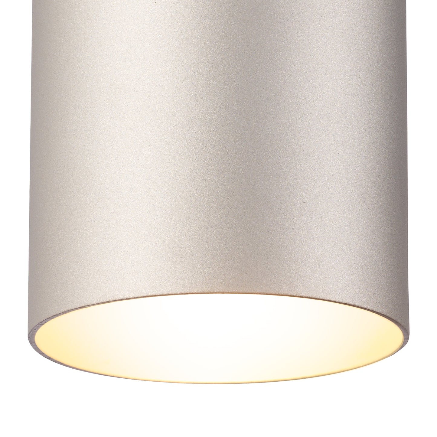 Aruba Flush Small 9.5cm Round 1 x E27, Silver by Mantra