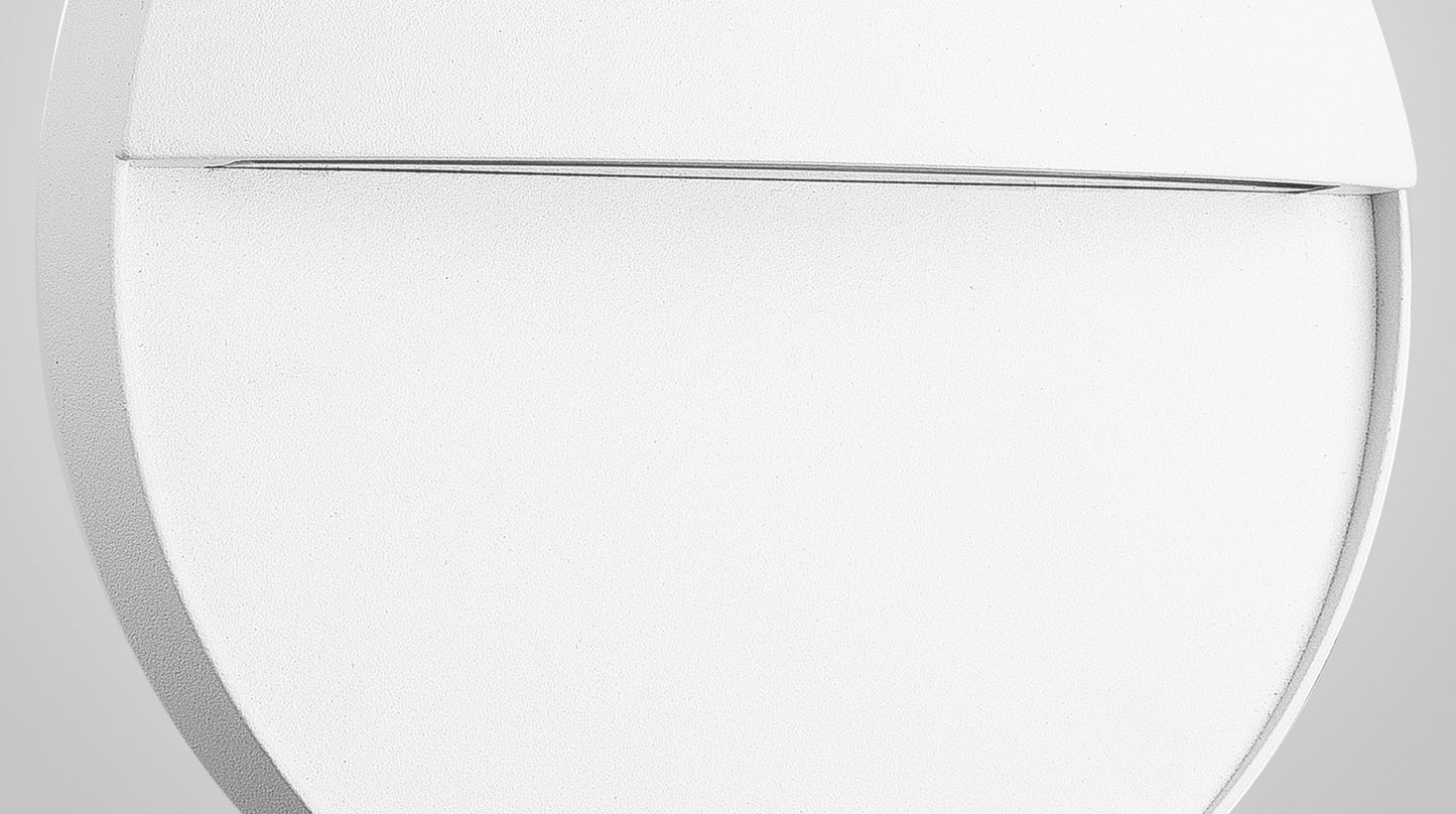 Baker Wall Lamp Large Round, 6W LED, 3000K, 275m, IP54, Sand White, 3yrs Warranty by Mantra