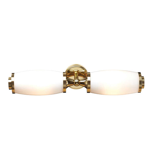Eliot 2 Light Wall Light – Polished Brass