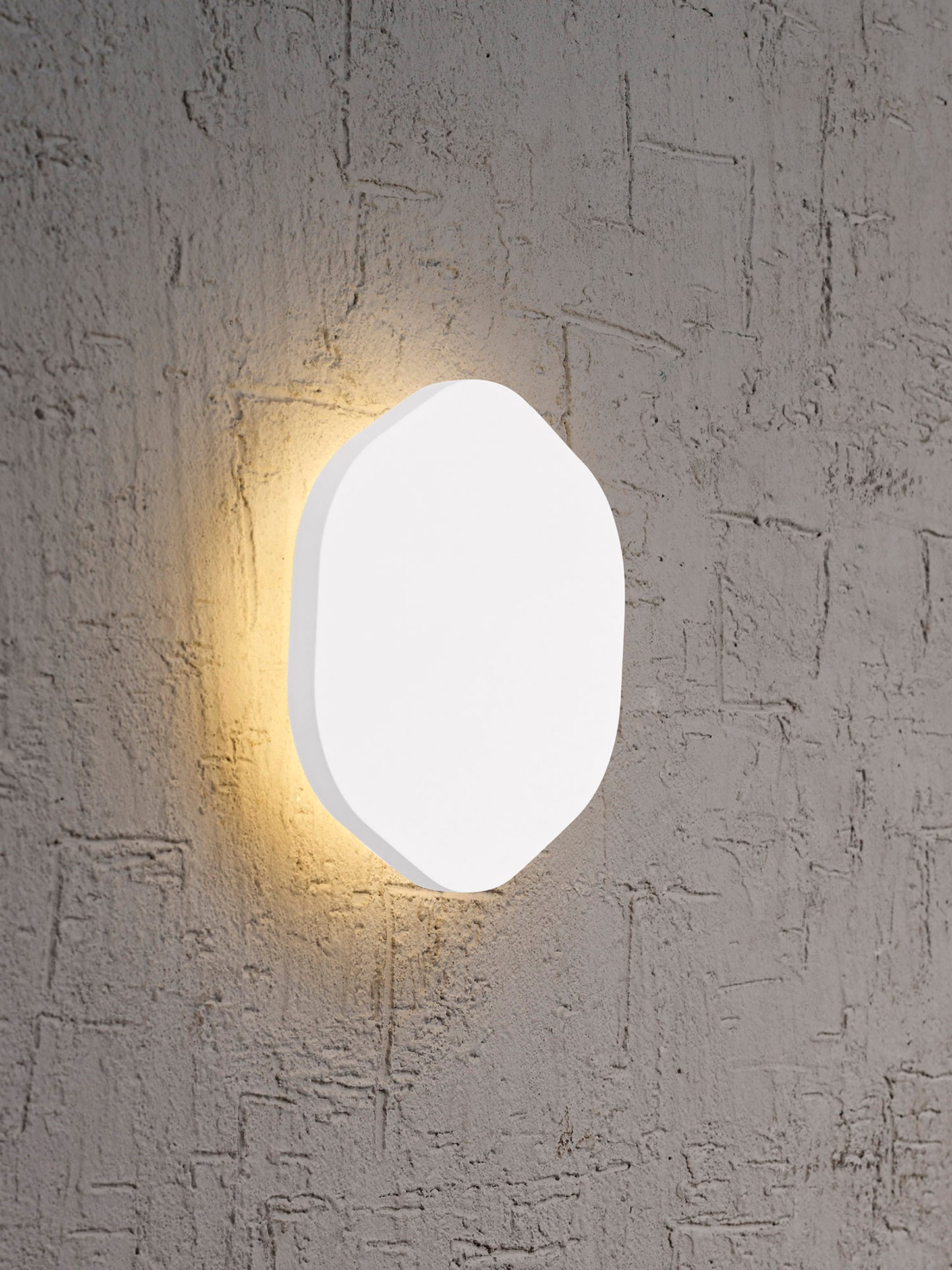 Bora Bora Wall Light 14.4cm Hexagonal 6W LED 3000K, 540lm, Matt White, 3yrs Warranty by Mantra
