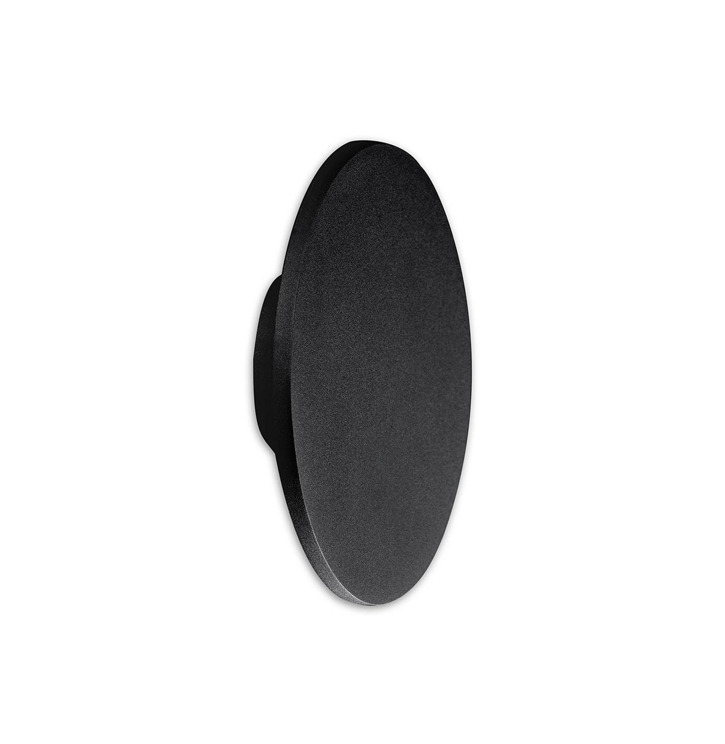 Bora Bora Wall Light 18cm Round 12W LED 2700K, 1080lm, Matt Black, 3yrs Warranty by Mantra