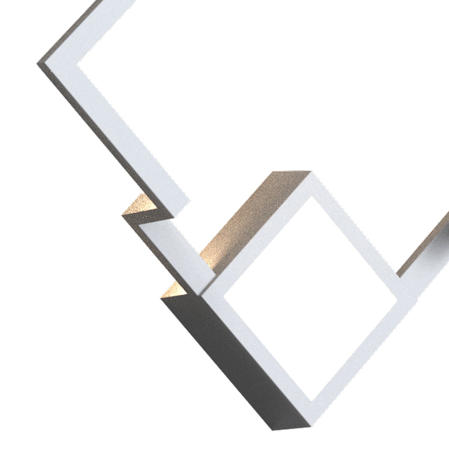 Boutique Square Wall Lamp, Dimmable, 18W LED, 3000K, 1150lm, White, 3yrs Warranty by Mantra