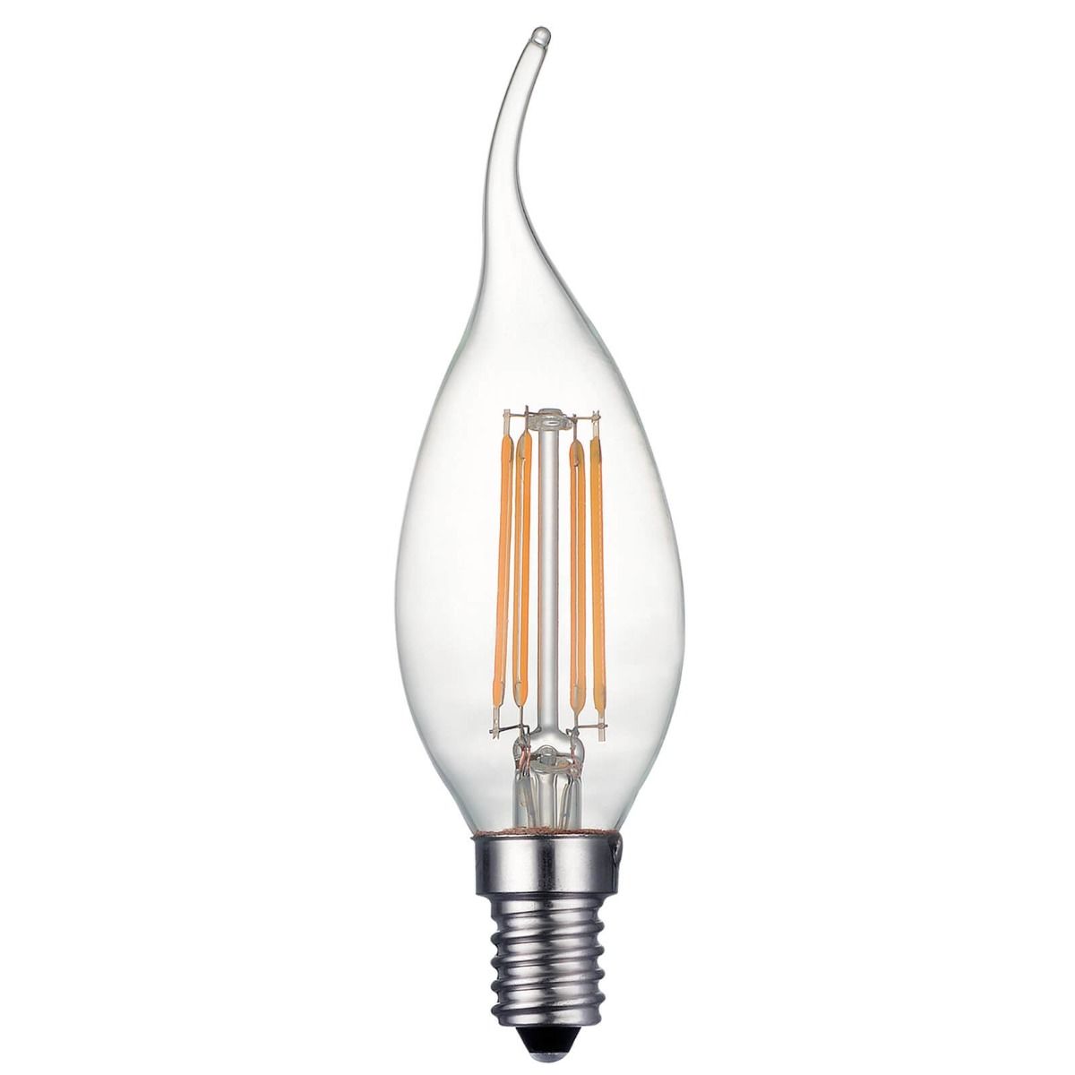 (Pack of 5) LED Candle Light Bulb (Lamp) SES/E14 4W 400LM