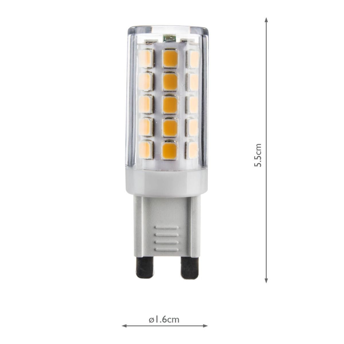 (Pack of 10) LED G9 LED Light Bulb (Lamp) 3w 370lm 2700k