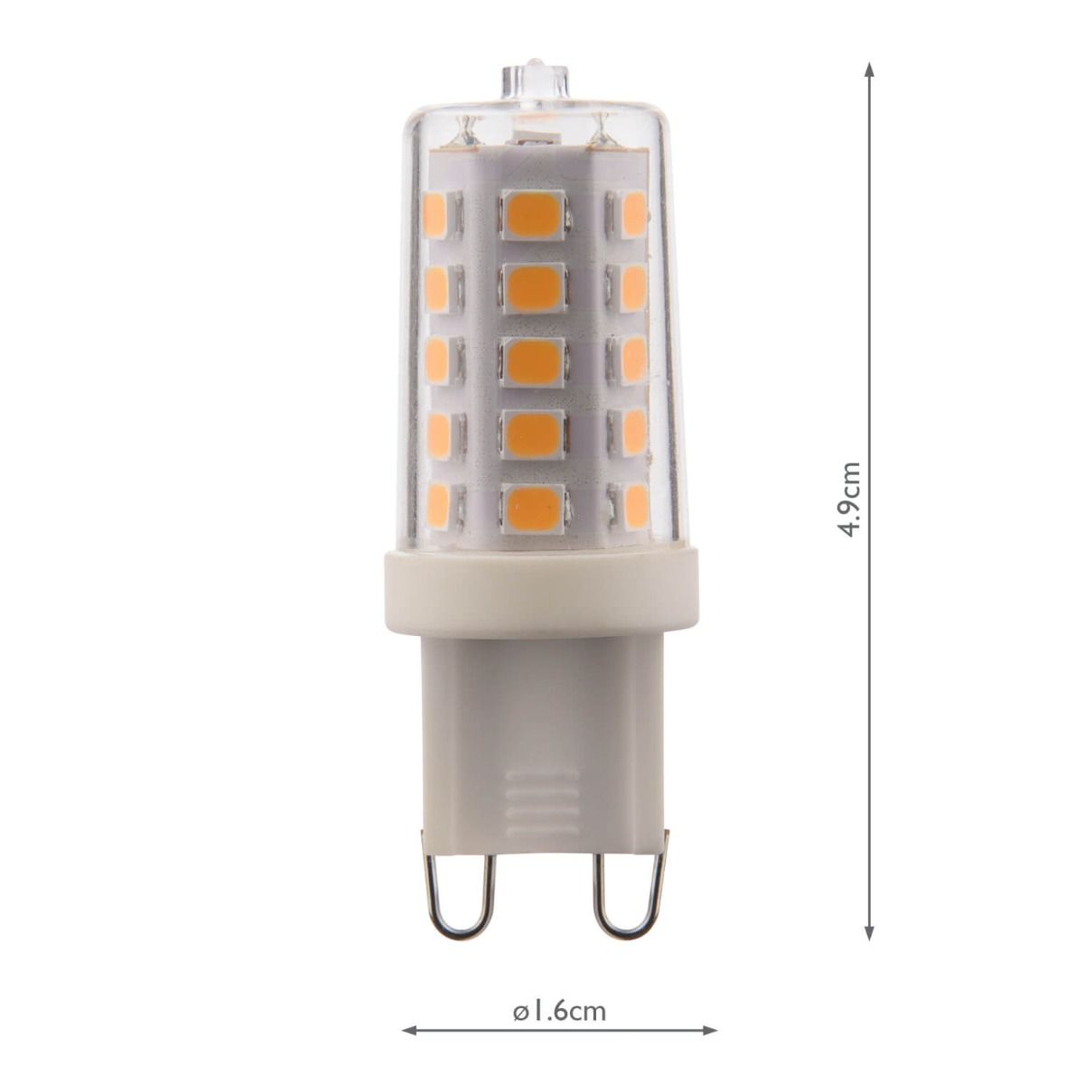 (Pack of 10) LED G9 Light Bulb (Lamp) 3.5W 320LM