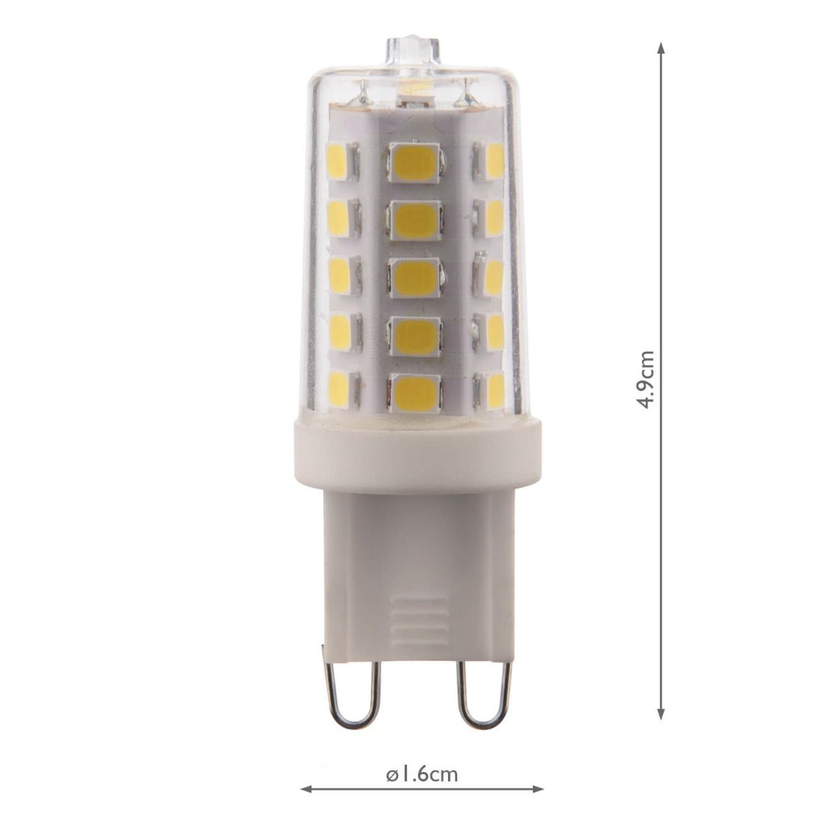 (Pack of 10) LED G9 Light Bulb (Lamp) 3.5W 350LM 4000K