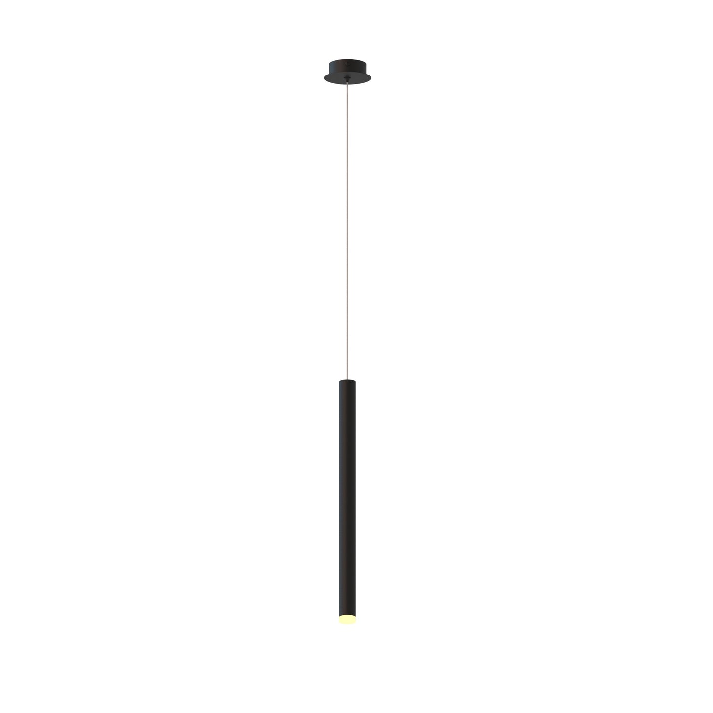 Cala 1 Light Pendant, 6W LED, 3000K, 420lm, Sand Black, 3yrs Warranty by Mantra