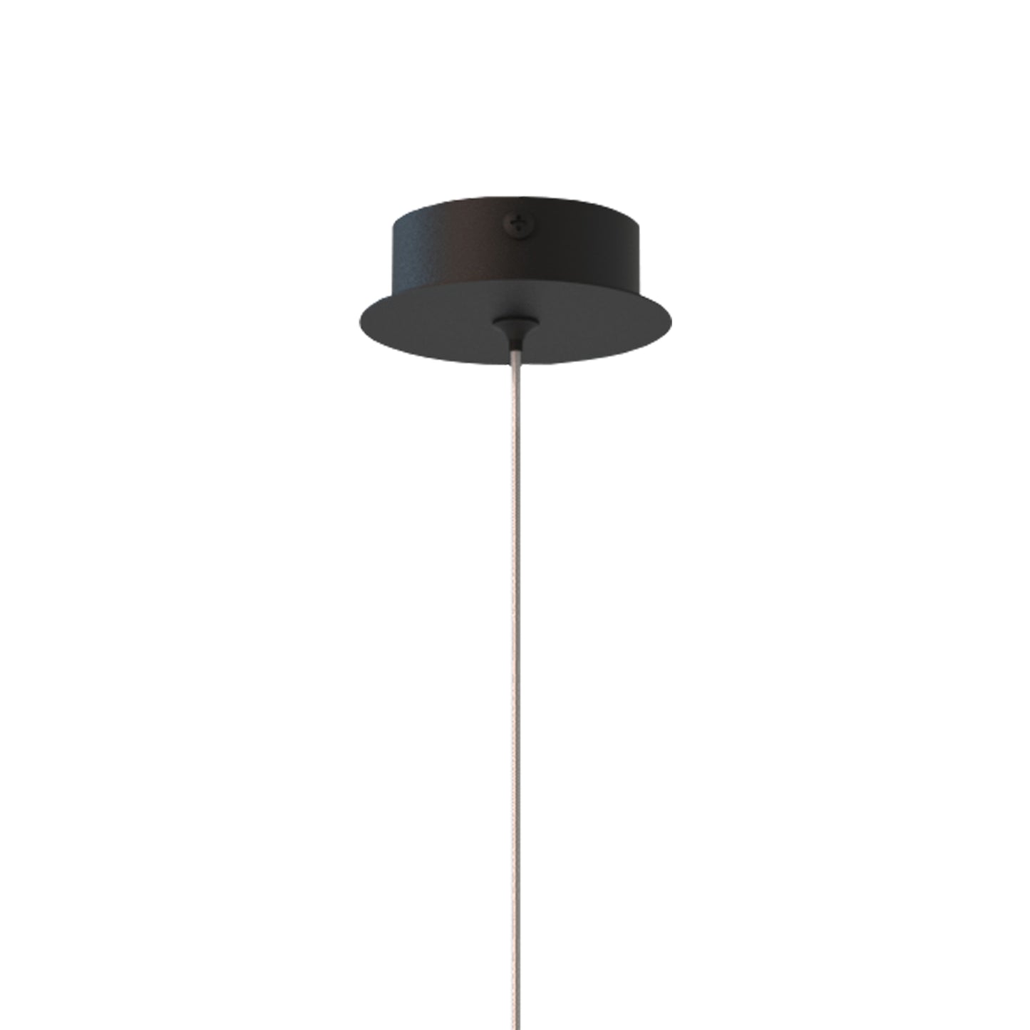 Cala 1 Light Pendant, 6W LED, 3000K, 420lm, Sand Black, 3yrs Warranty by Mantra