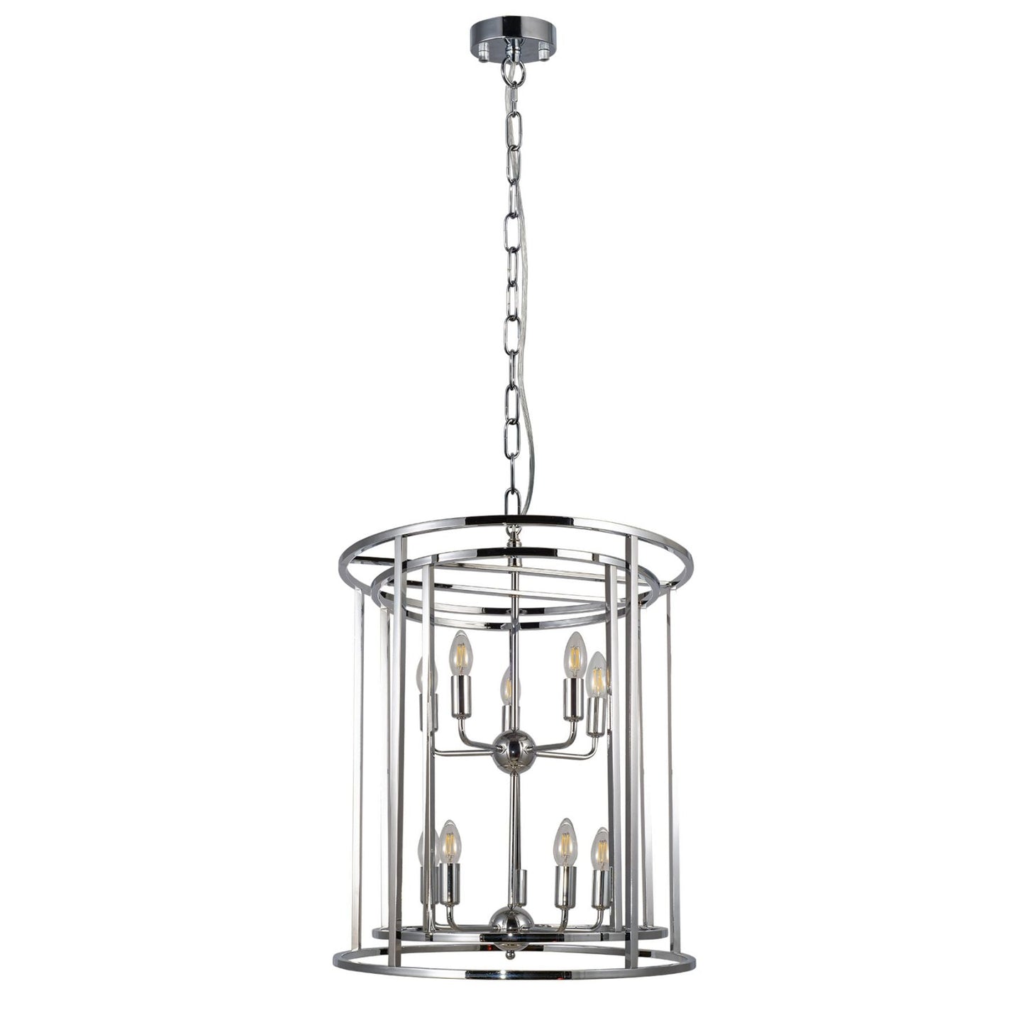 Chester 10 Light Large Pendant Polished Chrome