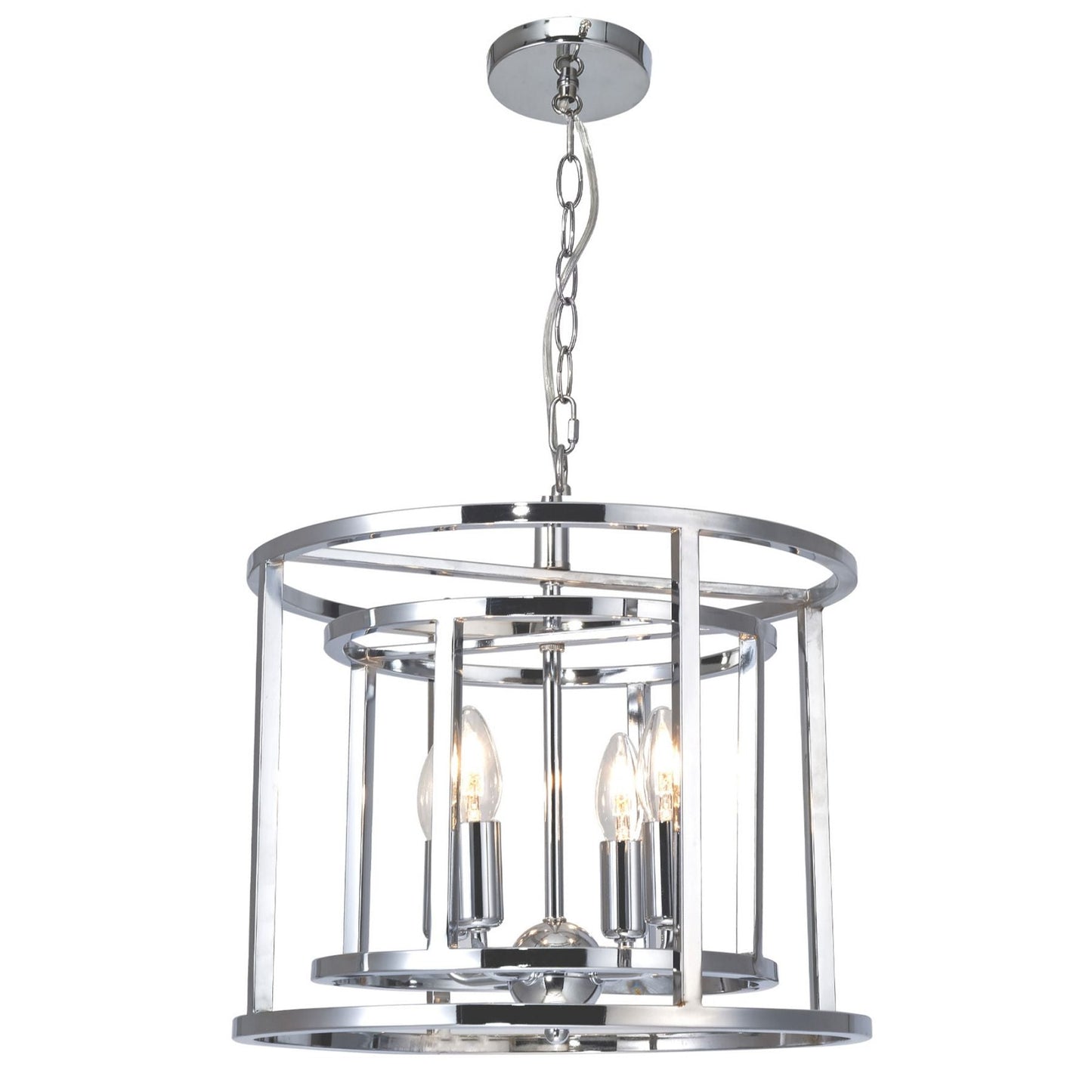Chester 4 Light Pendant Polished Chrome