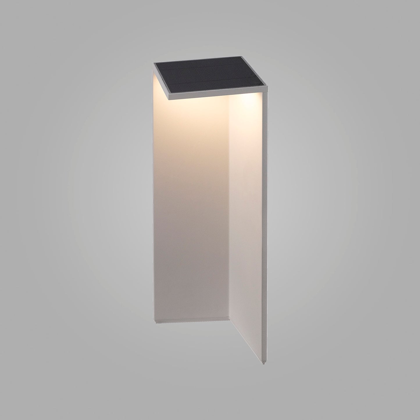 Chevalier Bollard Solar/Sensor, 2.2W LED, 3000K, 188lm, IP54, Graphite, 3yrs Warranty by Mantra