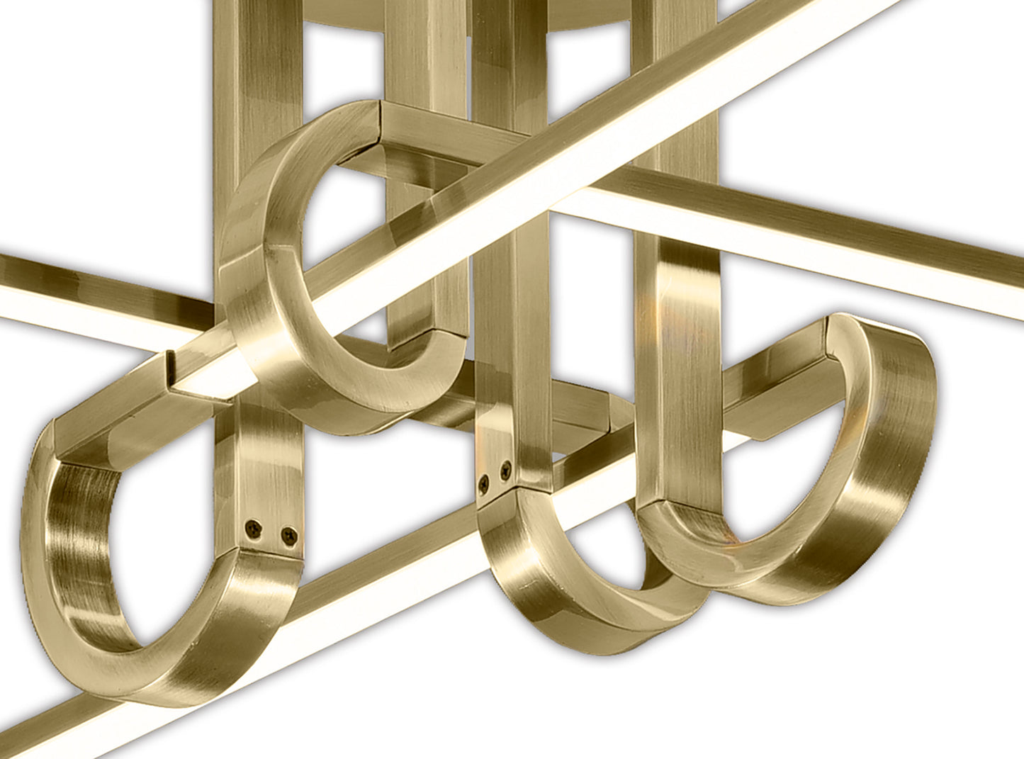 Cinto Ceiling 28W LED, 3000K, 2250lm, Antique Brass, 3yrs Warranty by Mantra