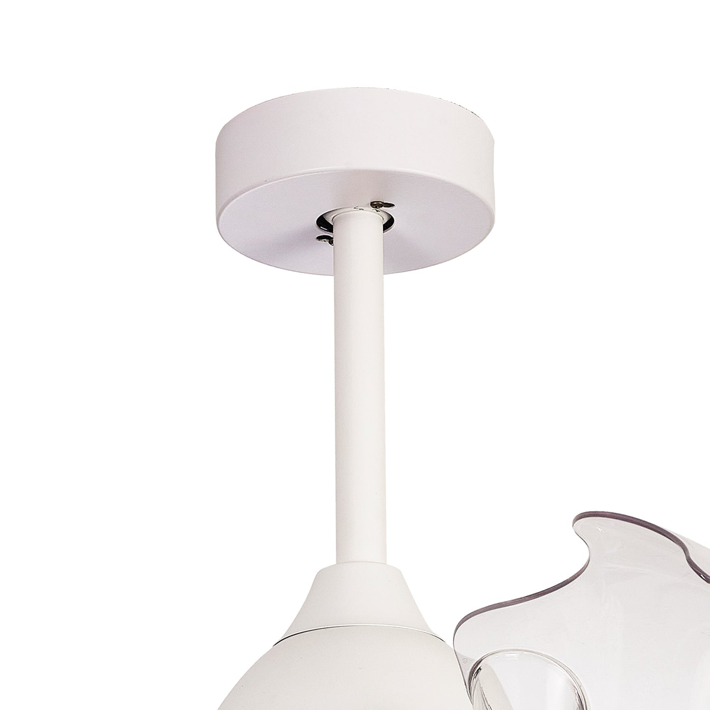 Coin Air 60W LED Dimmable Ceiling Light With Built-In 30W DC Reversible Fan, Remote & APP Control, Wood, 3300lm, 5yrs Warranty by Mantra
