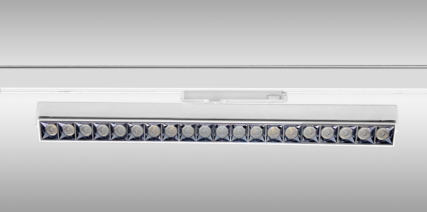 Creta Linear Track Light, 30W LED, 3000K, 2350lm, White, 3yrs Warranty by Mantra