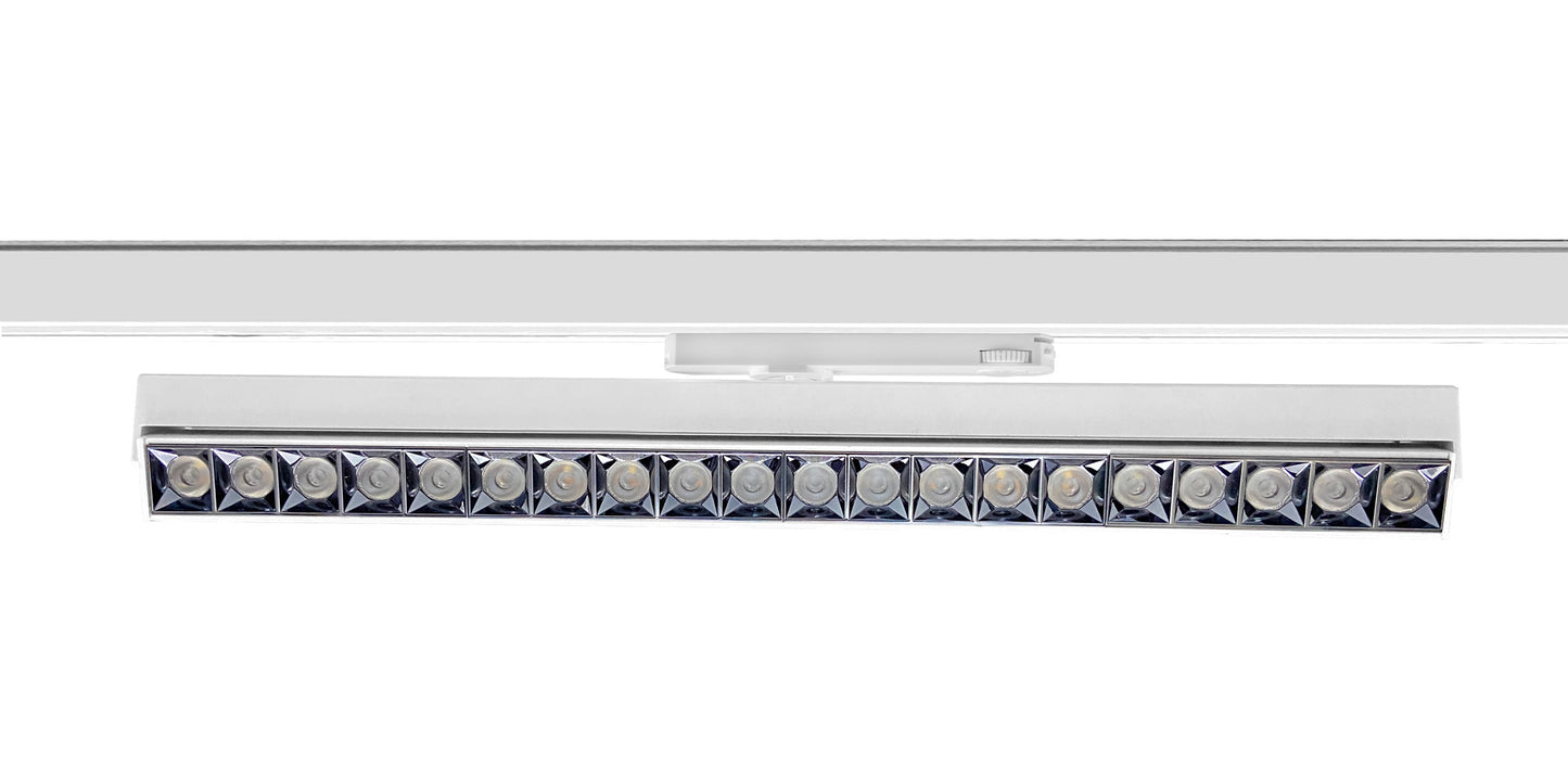 Creta Linear Track Light, 30W LED, 3000K, 2350lm, White, 3yrs Warranty by Mantra