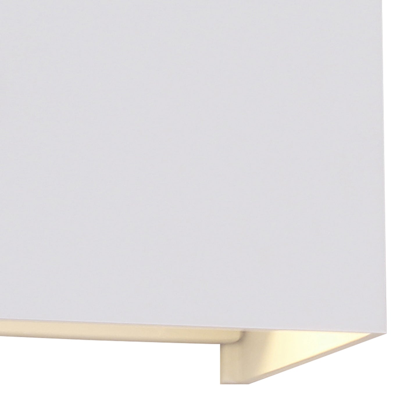 Davos Square Wall Lamp, 2 x 6W LED, 4000K, 1100lm, IP54, Sand White, 3yrs Warranty by Mantra