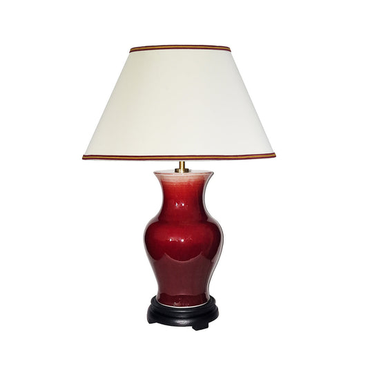 Majin 1 Light Table Lamp – Oxblood Red (Stock ETA)