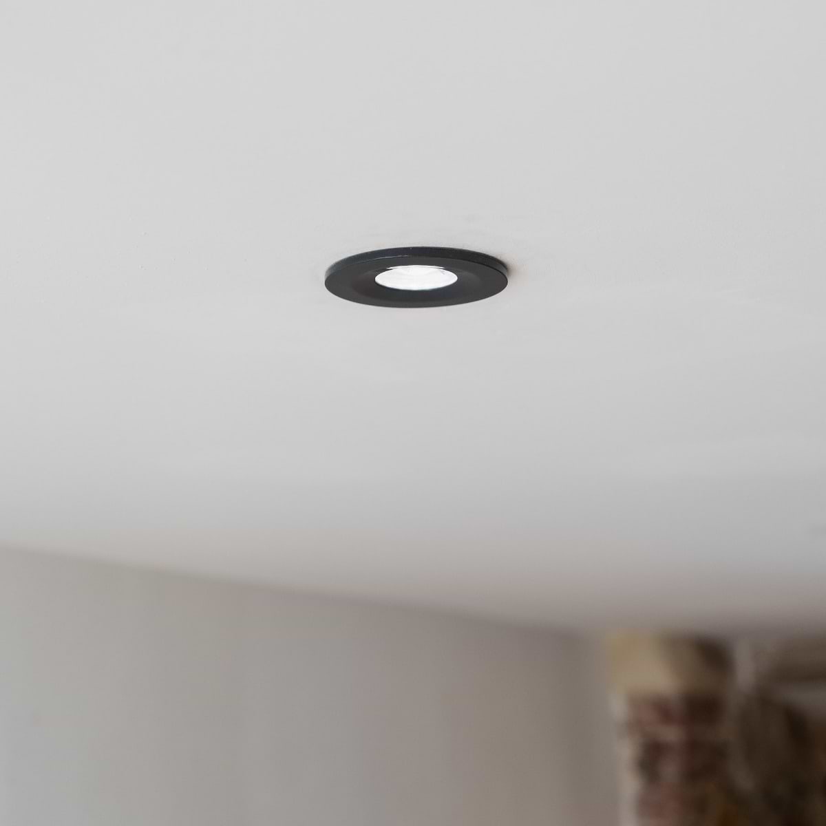 Soho Lighting Anthracite CCT Dim To Warm LED Downlight Fire Rated IP65