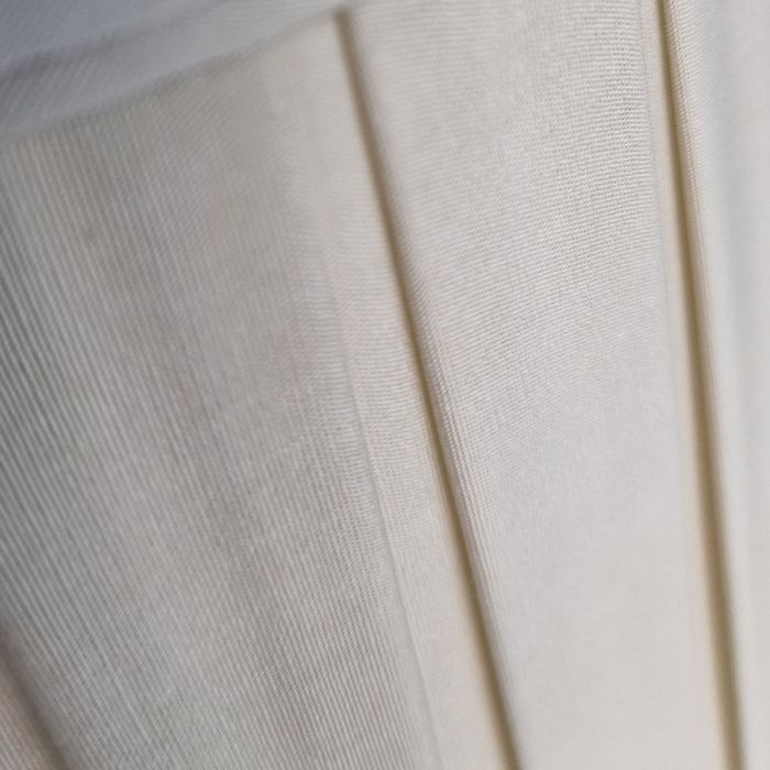 14" Cotton Box Pleat Oyster (35Cm)