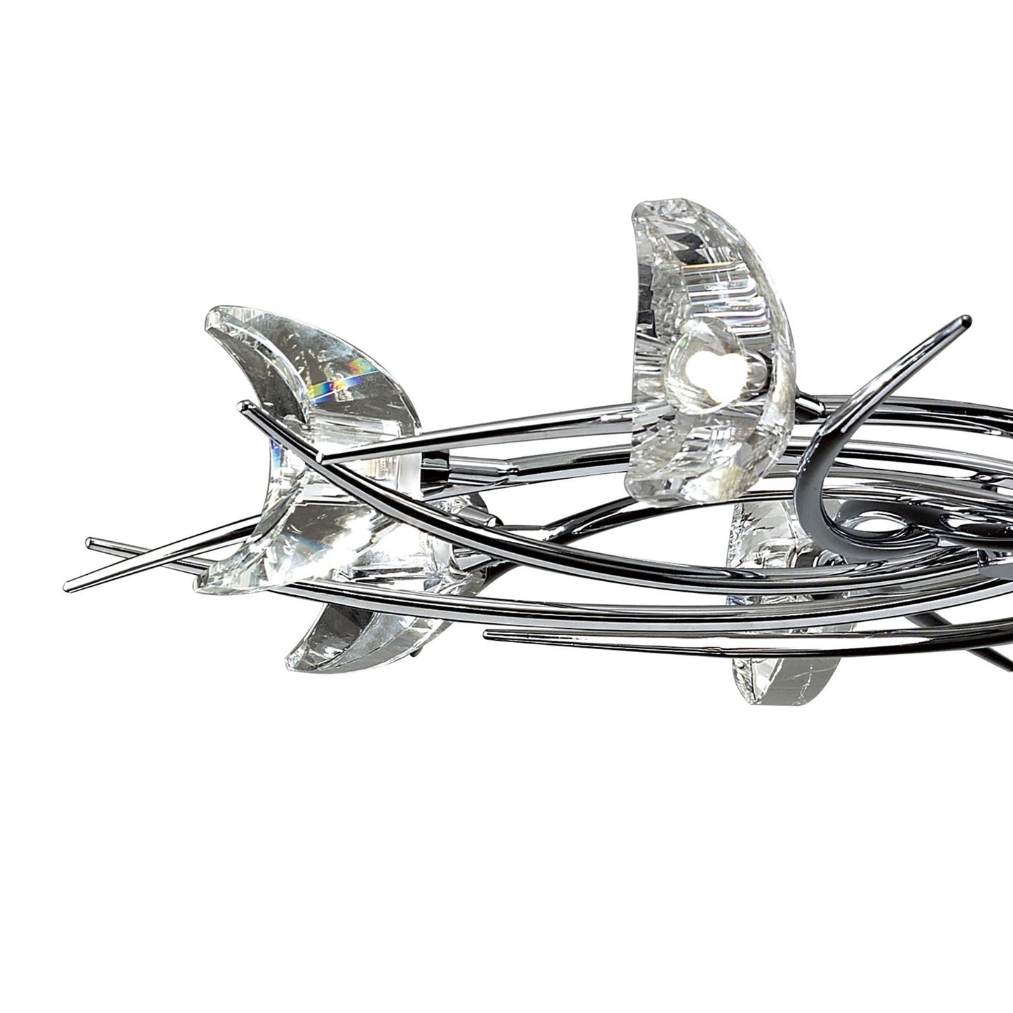 Eclipse Telescopic 8 Light G9, Polished Chrome by Mantra