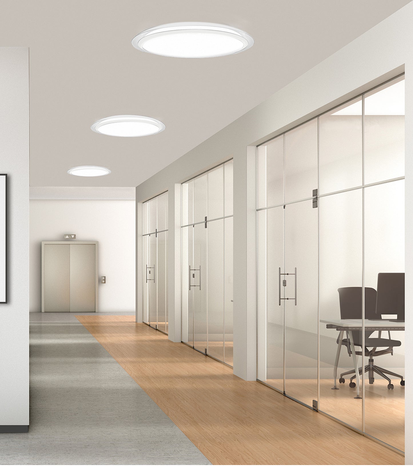 Edge Smart Ceiling, 80W LED, 3000-5000K Tuneable White, 4300lm, Remote Control, 3yrs Warranty by Mantra