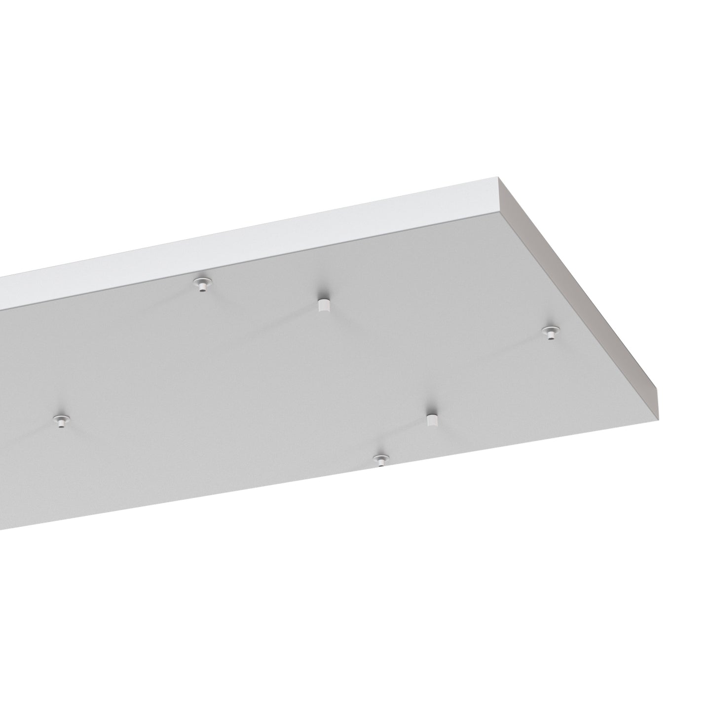 Elsa 7 Hole 940 x 460mm Rectangular Canopy Kit, White by Mantra