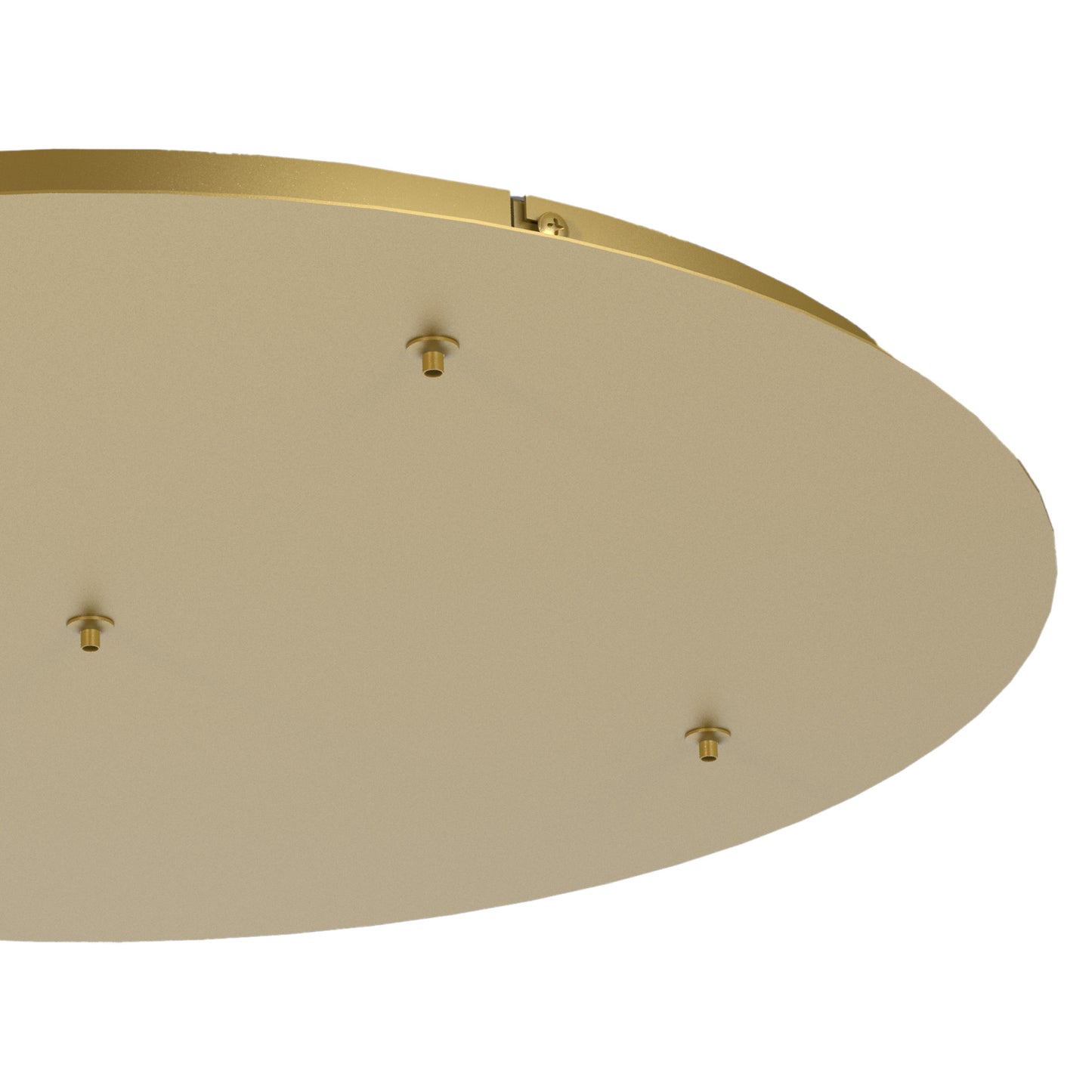 Elsa 5 Hole 600mm Round Canopy Kit, Gold by Mantra