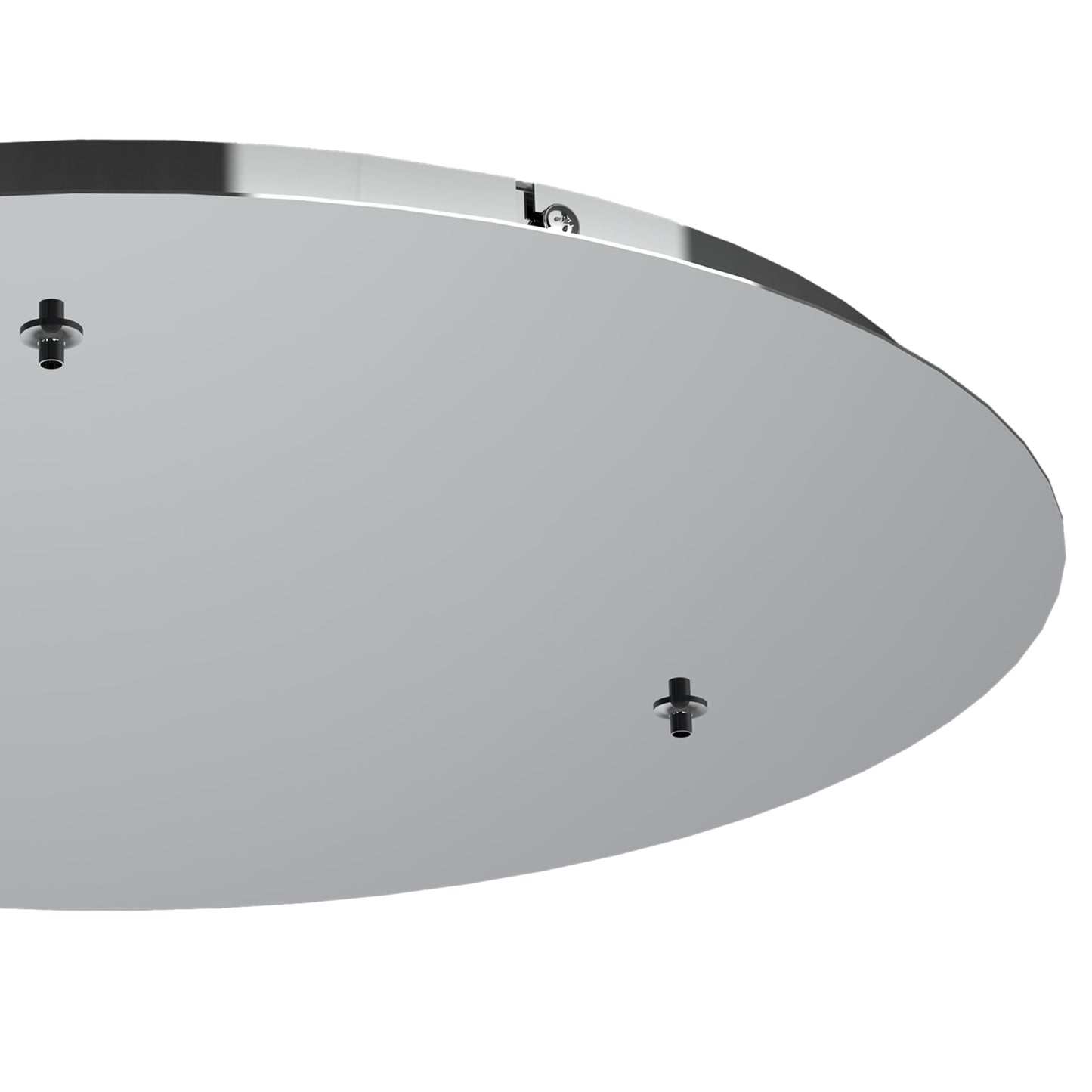 Elsa 3 Hole 500mm Round Canopy Kit, Chrome by Mantra