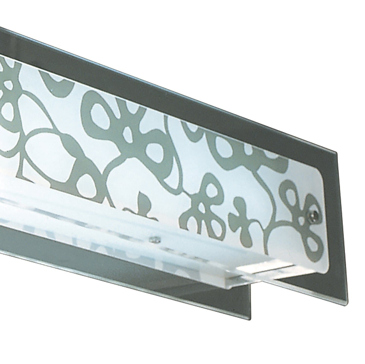 Euphoria Semi Flush 2 Light T5, Polished Chrome, Opal White Glass, NOT LED, CFL Compatible by Mantra