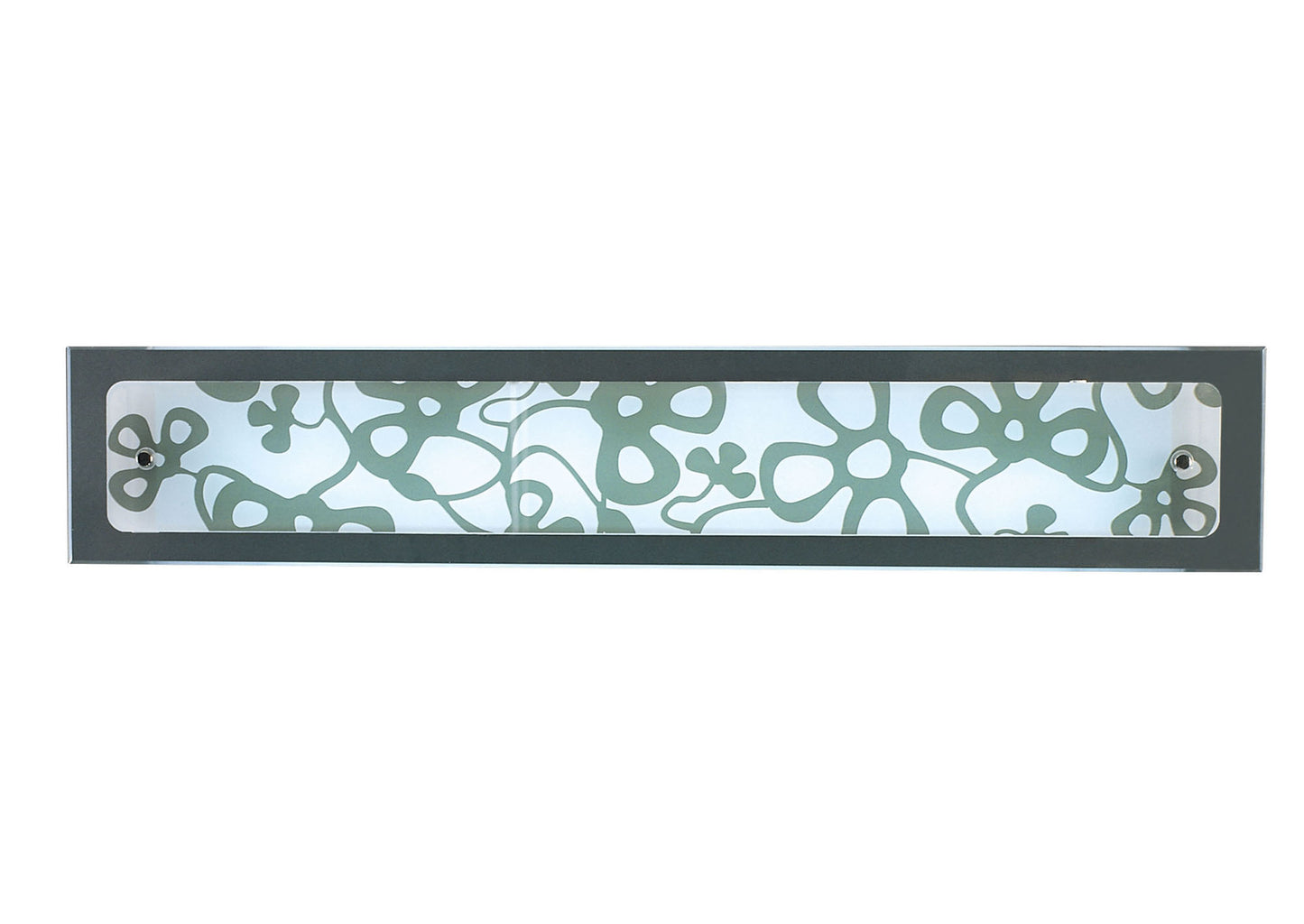 Euphoria Wall Lamp 1 Light T5 Medium Bar, Polished Chrome/Opal White Glass, NOT LED/CFL Compatible by Mantra