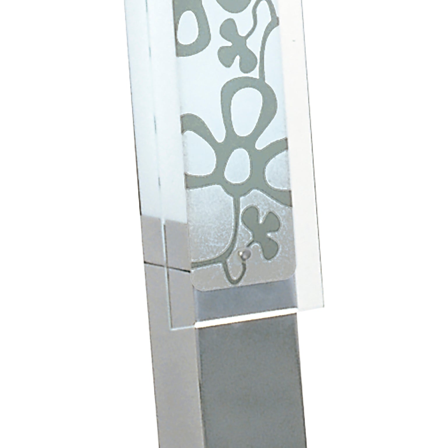 Euphoria Floor Lamp 2 Light T5, Polished Chrome/Opal White Glass, NOT LED/CFL Compatible by Mantra