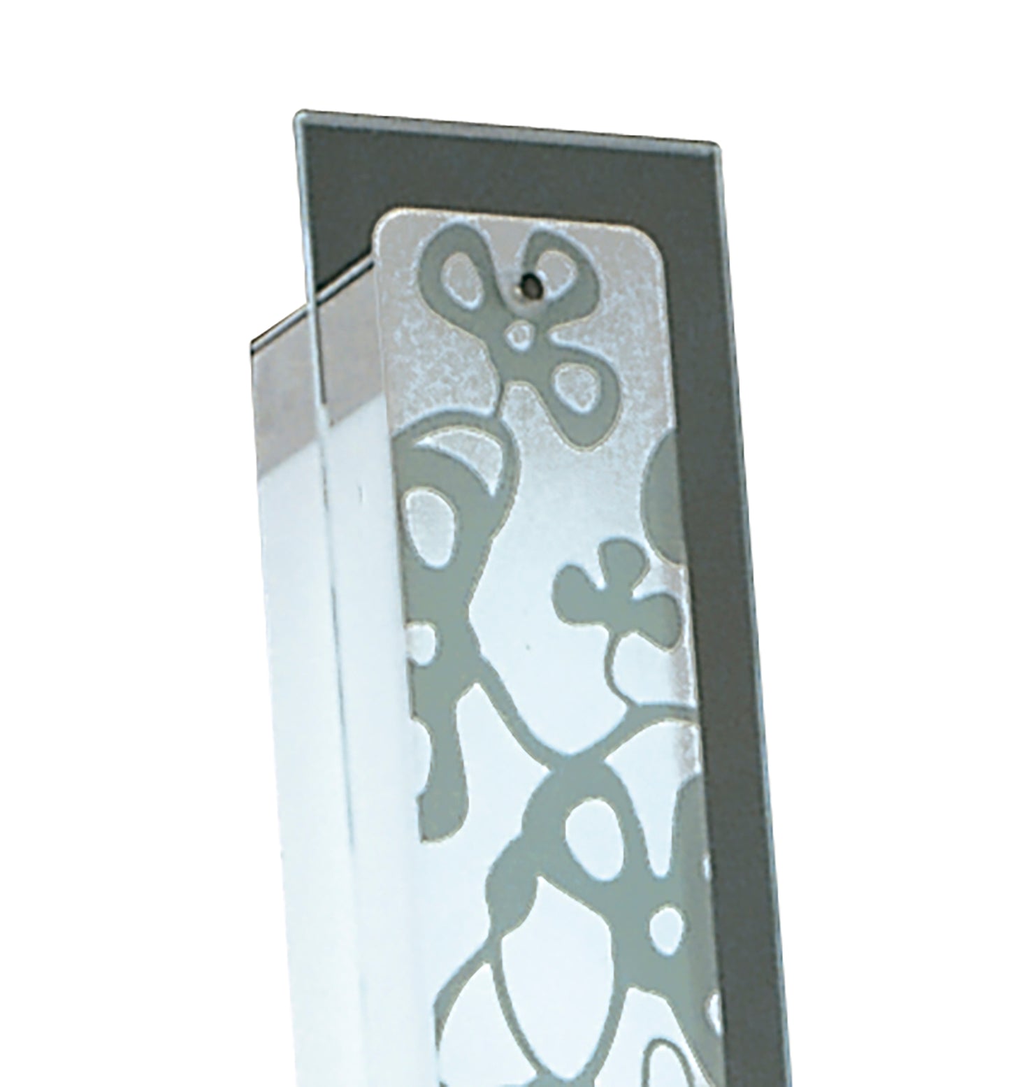 Euphoria Floor Lamp 2 Light T5, Polished Chrome/Opal White Glass, NOT LED/CFL Compatible by Mantra