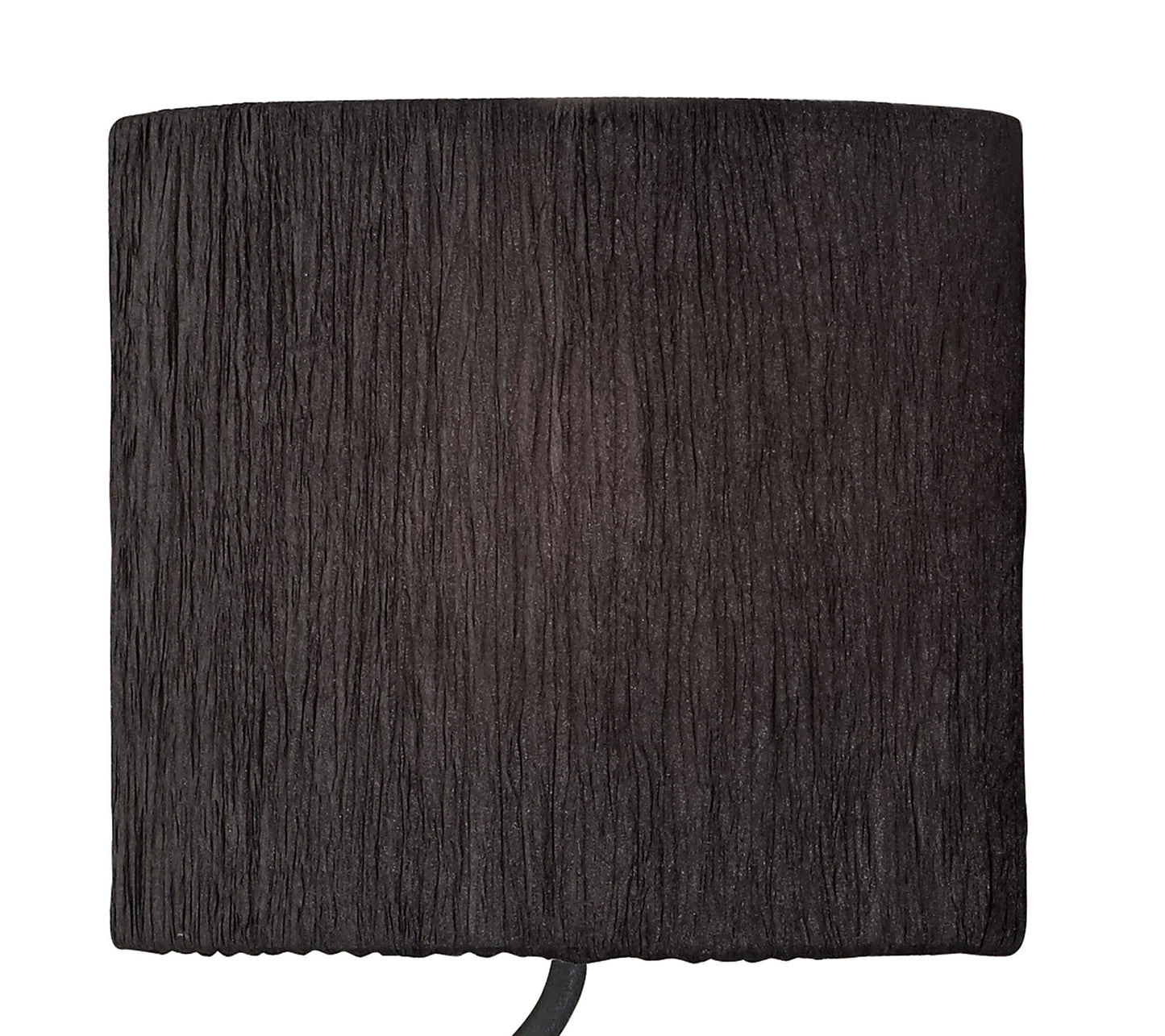 Eve Wall Lamp Switched 3 Light E27, Anthracite With Black Oval Shades by Mantra
