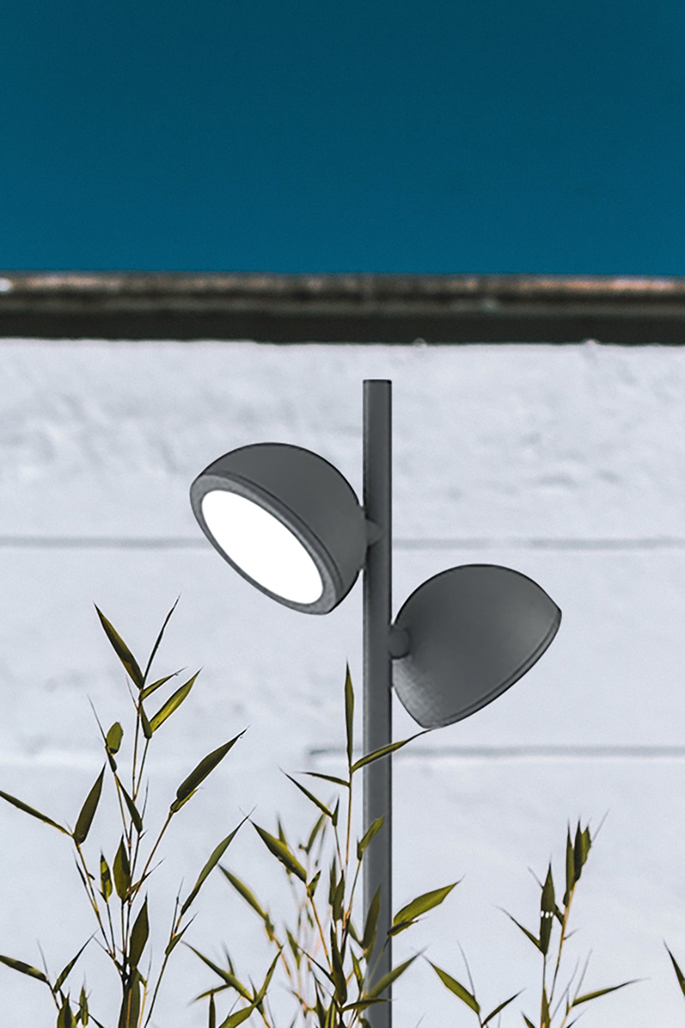 Everest Tall Post, 2 x GX53 (Max 10W, Not Included), IP65, Anthracite, 2yrs Warranty by Mantra
