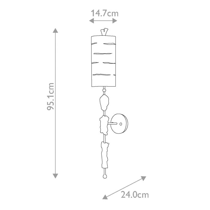 Fragment 1 Light Wall Light - Aged Gold