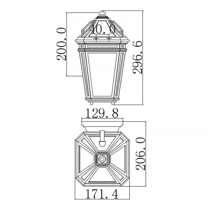Londontowne 1 Light Wall Lantern - Weathered Chestnut