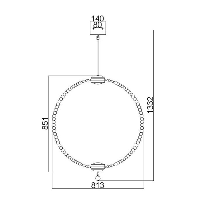 Oberlin Large LED Pendant - Satin Nickel