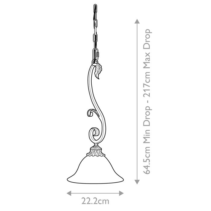 Sonoma Valley 1 Light Mini Pendant - Aged Tortoise Shell