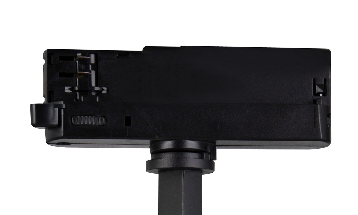 Fiji 1 Light 3 Circuit Track Light 20W LED 3000K, 2000lm, 38°, Black, 5yrs Warranty by Mantra