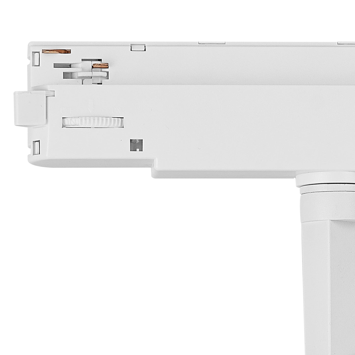 Fiji 1 Light Single Circuit Track Light 20W LED 3000K, 2000lm, White, 5yrs Warranty by Mantra