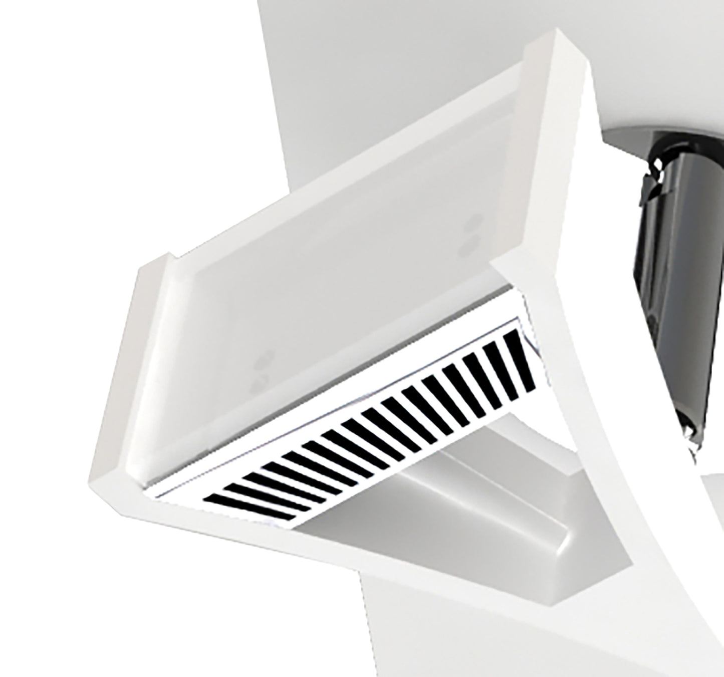 Filippo Spot Light 3 Light LED Triangular 5W 3000K, 1300lm, Matt White/Polished Chrome, 3yrs Warranty by Mantra