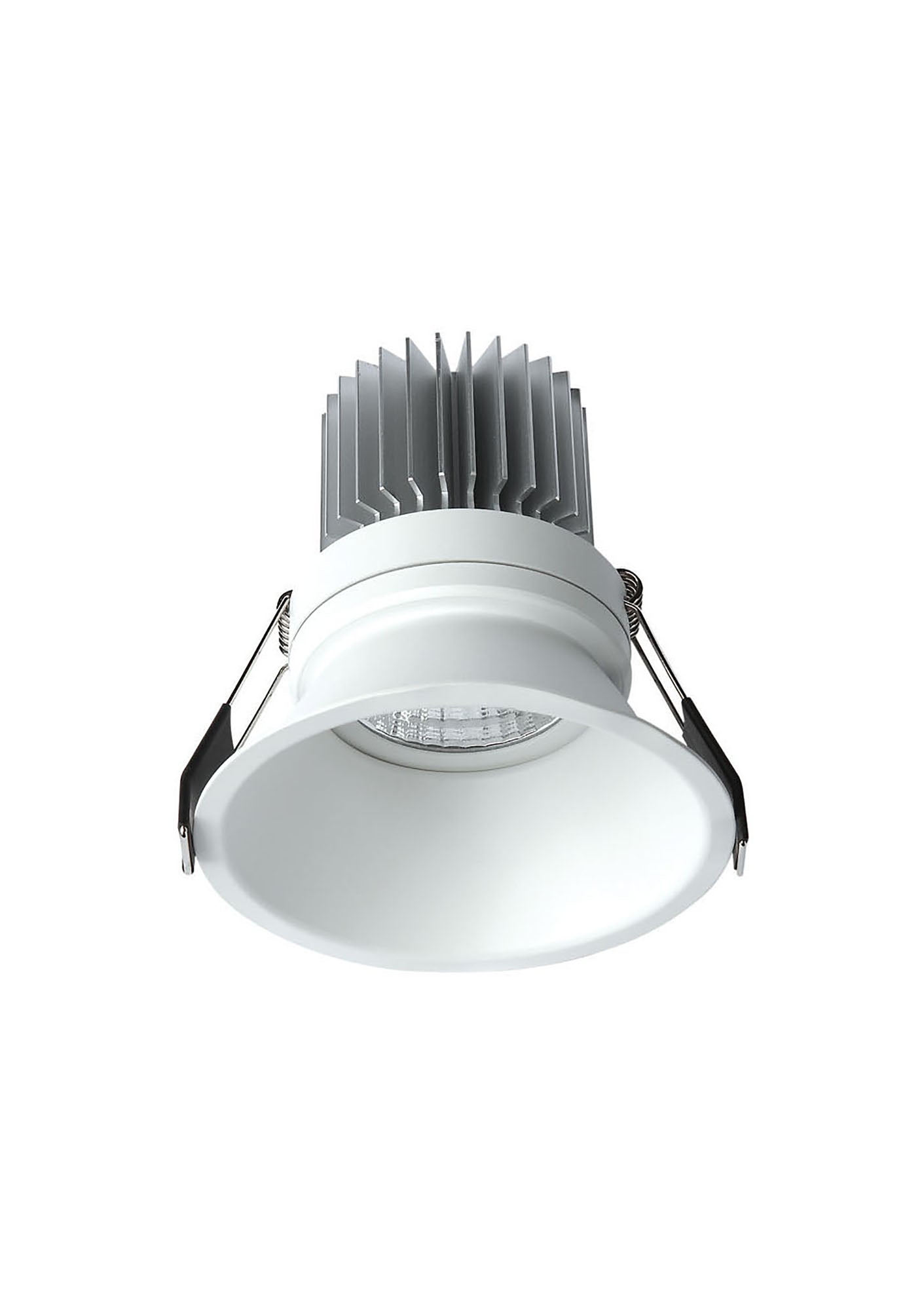 Formentera Recessed Downlight 8.2cm Round 7W COB LED 3000K, 580lm, Matt White, Driver Included, 3yrs Warranty by Mantra