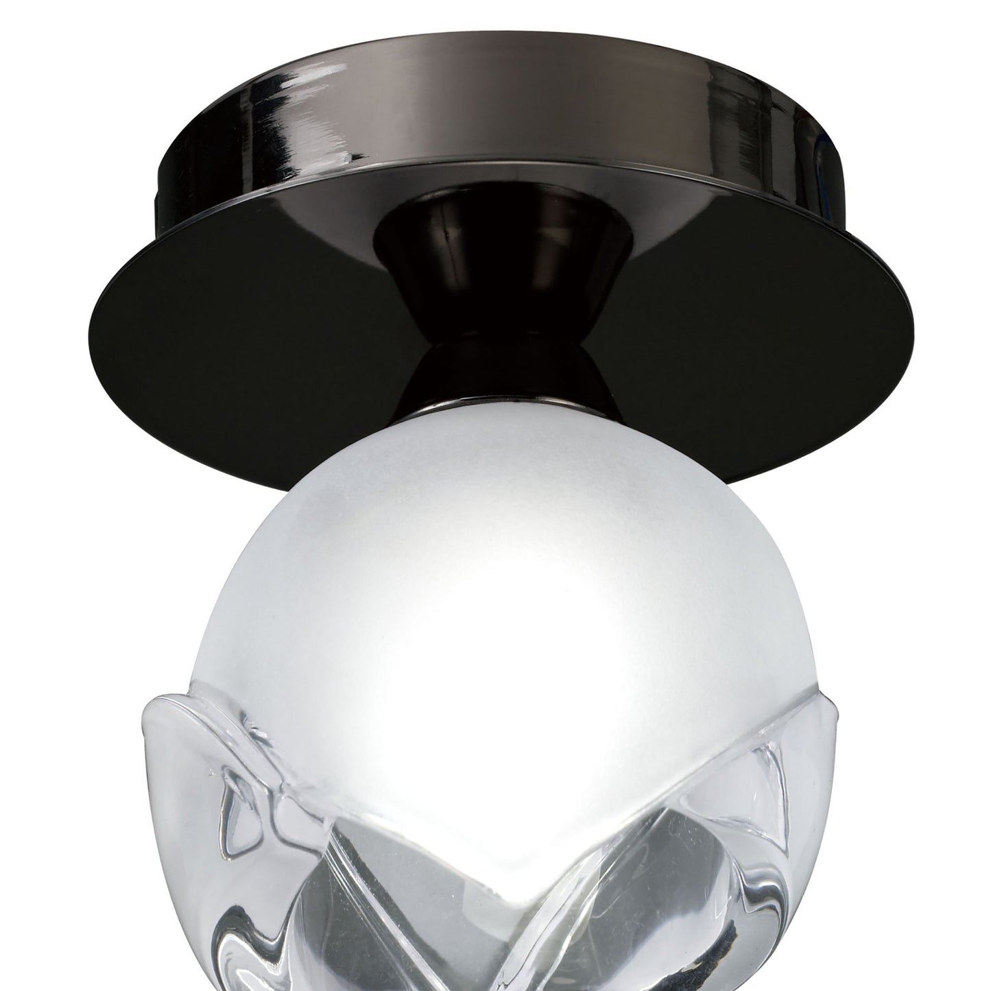 Fragma Ceiling 1 Light G9, Black Chrome by Mantra