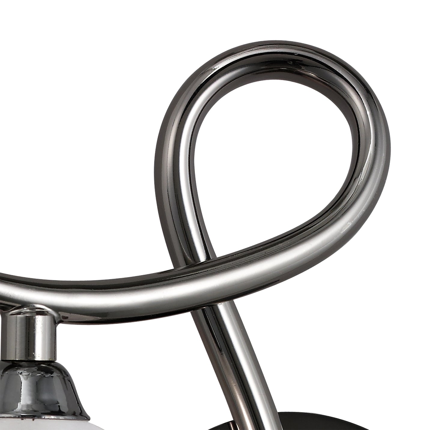 Fragma Wall Lamp Left Switched 1 Light G9, Black Chrome by Mantra