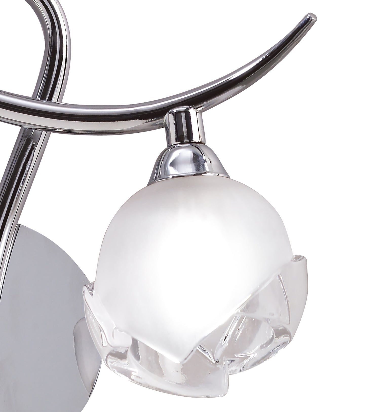 Fragma Wall Lamp Right Switched 1 Light G9, Polished Chrome by Mantra
