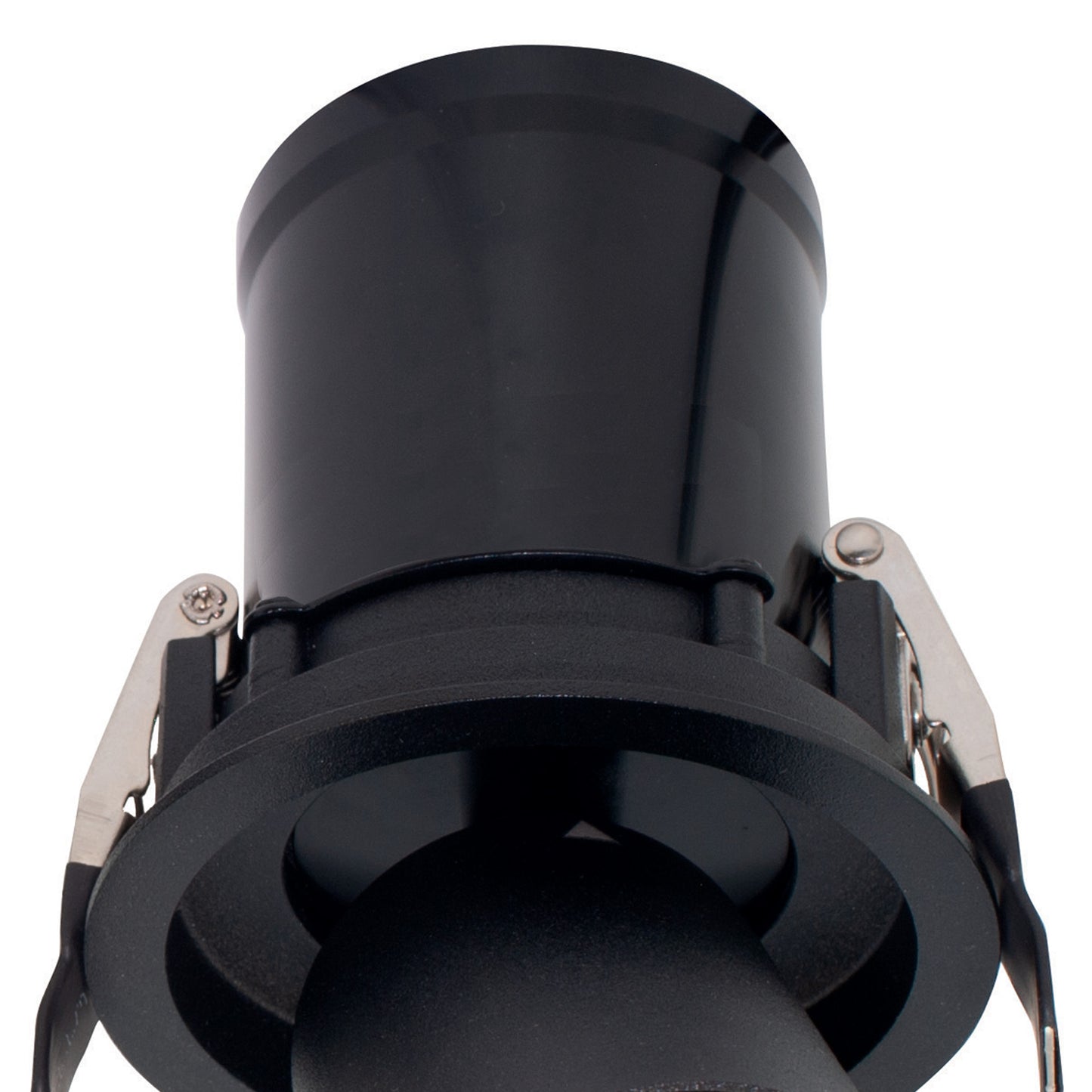 Garda Retractable Recessed Swivel Spotlight, 7W, 3000K, 610lm, Black, Cut Out 84mm, Driver Included, Driver Included, 3yrs Warranty by Mantra