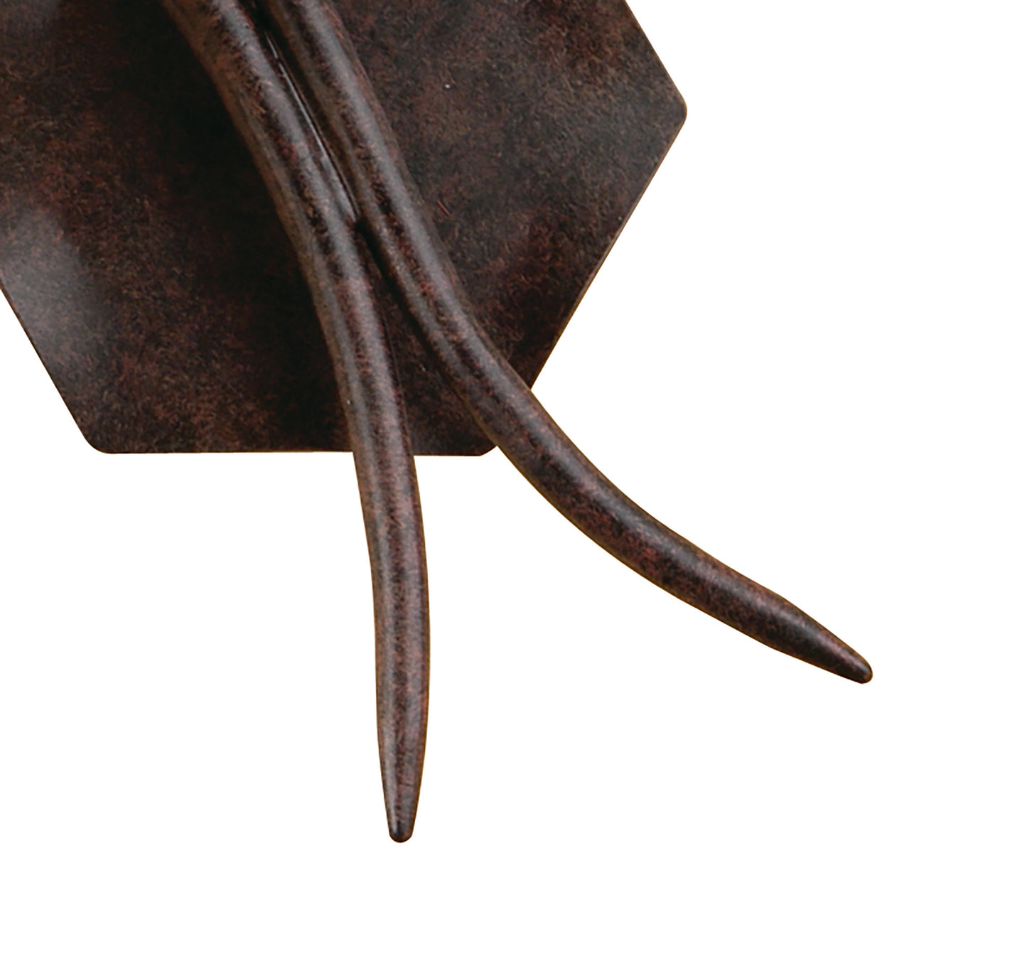 (0017 005) Gaudi Wall Lamp Left Switched 2 Light G9, Brown/Black Oxide by Mantra