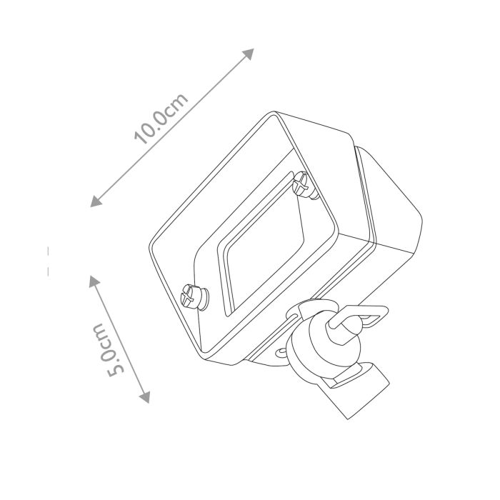 Bronze Mini Floodlight - Aged Bronze